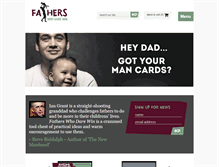 Tablet Screenshot of fatherswhodarewin.com